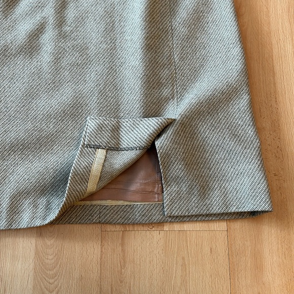 Vintage Glensport II beige pencil skirt small - Picture 3 of 9